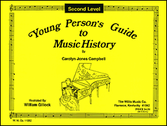 Commissioned by the Texas Music Teachers' Association, these three volumes are designed for students at different levels of ability. The purpose of the books is to support and broaden the child's musical experience at an early age of musical development. While it will be helpful in theoretical studies, the main objective of the material is to start the student on a wonderful journey through music history, learning about the great composers and the music they wrote.
