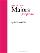<i>Accent on Majors</i> is a collection of 7 Gillock originals. It functions as a theory workbook that will ensure a better understanding of each of the major keys. Prefaced before each piece is its scale and the chords and cadences of the key. The student is also required to write in the key signature before beginning each piece. Titles: Dance the Waltz &bull; Pixies &bull; Children Skating &bull; Christmas Tree Parade &bull; In Sunny Spain &bull; On a Quiet Lake &bull; Drums and Trumpets.